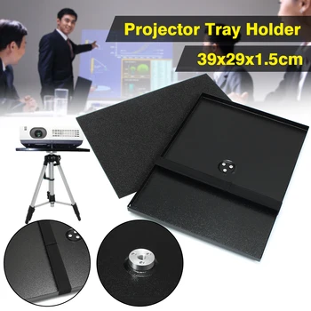 

Metal Projector Tray Holder For 1/4'' 3/8'' Screw Tripod & 7''-15'' Laptop for Projector Monitors Rugged & Durable Solid Strong