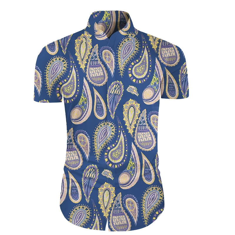 Cloudstyle рубашка с принтом черепа Мужская одежда гавайская рубашка Повседневная приталенная рубашка с цветочным принтом Camisas Hombre рубашка с короткими рукавами 5XL