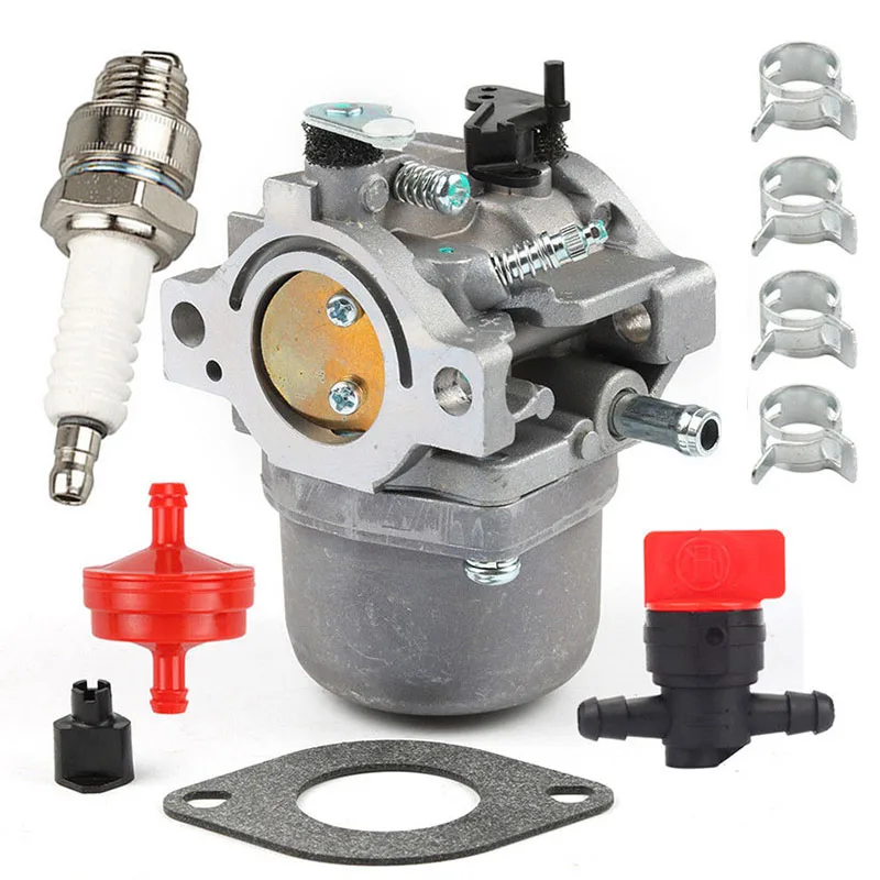 

Tool Accessory Carburetor Kit LMT 5-4993 734463213805DN Shut-off valve Spark plug For Briggs & Stratton Walbro