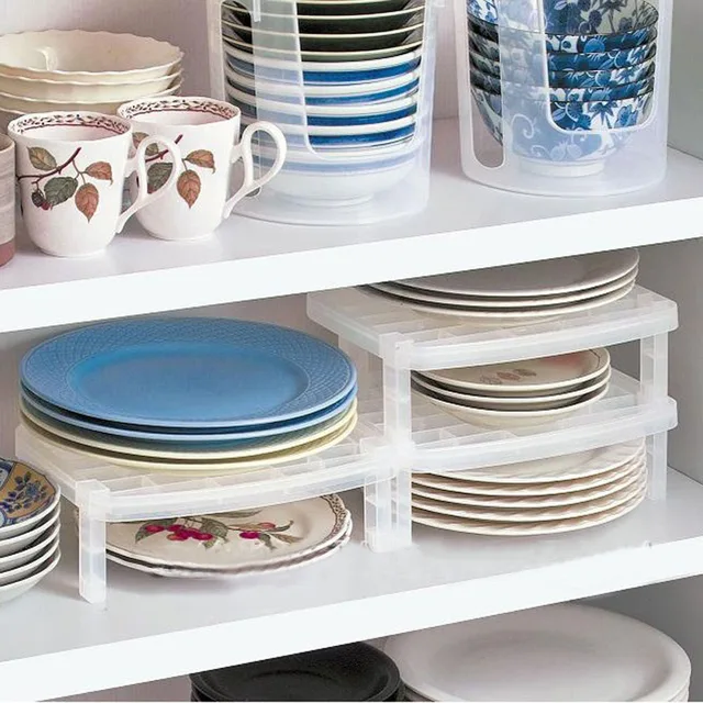 1 Layer Plates Storage Rack Creature Great Sink Shelf White