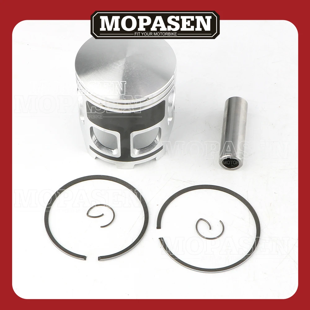 Two Sets Motorcycle Engine Part 64mm Stock Bore Pistons Rings Kit Top