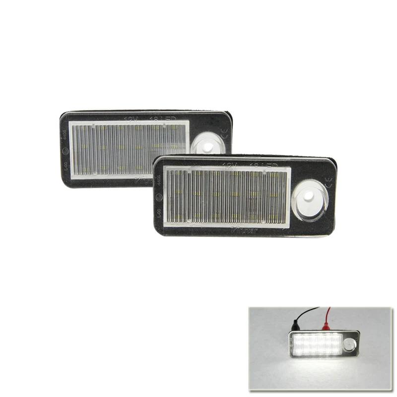 

Fits For Audi A6 C5 4B Avant Wagon RS6 Plus Xenon White Led License Plate Lights Lamps Canbus No Error