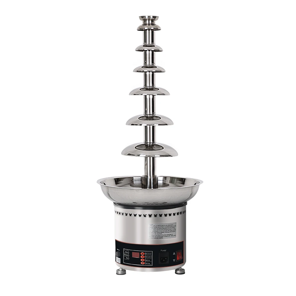 ITOP DHC5F 5-layer Chocolate Fountain Electric Melting and Warming Machine Suitable for Banquet Party Feast 110V/220V/240V