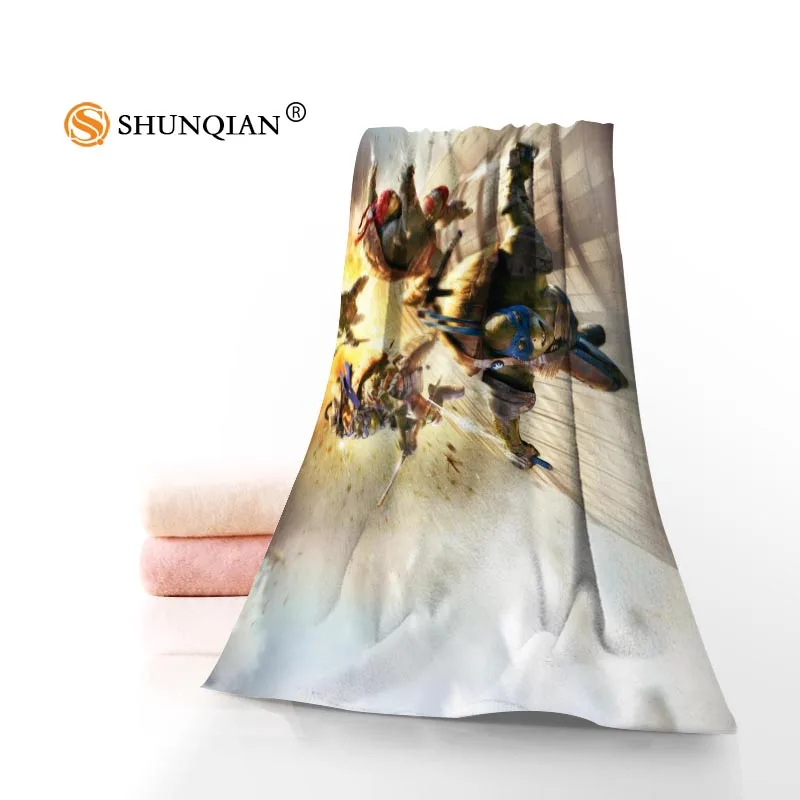 

New Custom Teenage Mutant Ninja Turtle Towel Printed Cotton Face/Bath Towels Microfiber Fabric For Kids Men Women Shower Towels