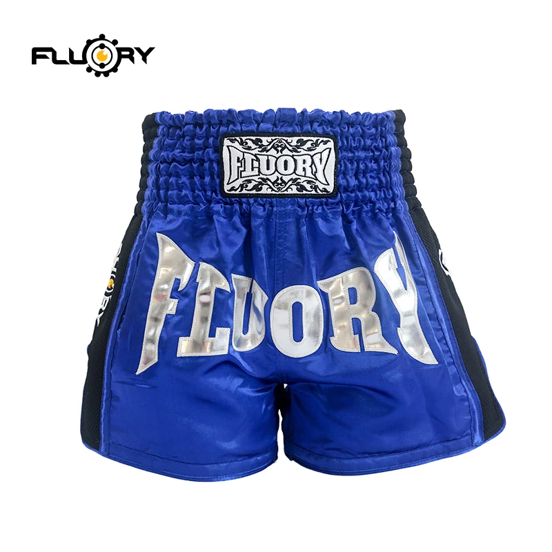 Мужские и женские шорты muay thai FLUORY MTSF30 спортивные штаны для бокса mma|Боксерские