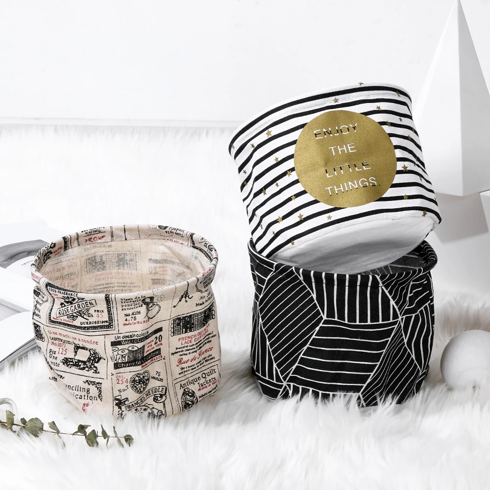 

Desktop Sundries Storage Box Pocket Bag Organizer Container Bedside Wardrobe Closet INS Style Stationery Cosmetic Container Case