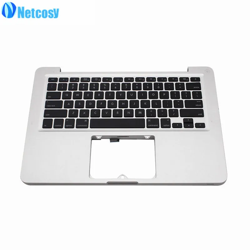 

Netcosy 97% New A1278 For Macbook Sliver Top upper Case With US Keyboard For Macbook Pro 13" A1278 2011 2012 Year laptop