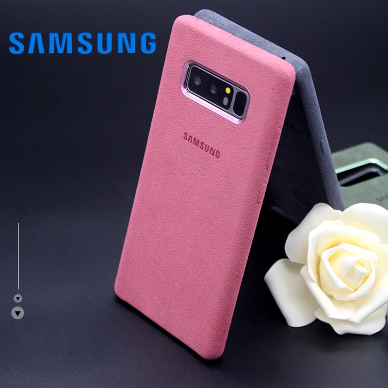 Чехол для Samsung Galaxy Note 8 100% оригинал официальная защита из натуральной замши чехол