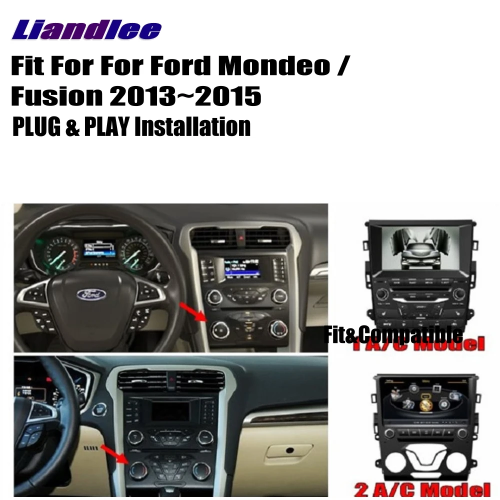 Cheap Liandlee For Ford For Mondeo /  Fusion 2013~2015 Android Car Radio CD DVD Player GPS Navi Navigation Maps Camera OBD TV HD BT 4