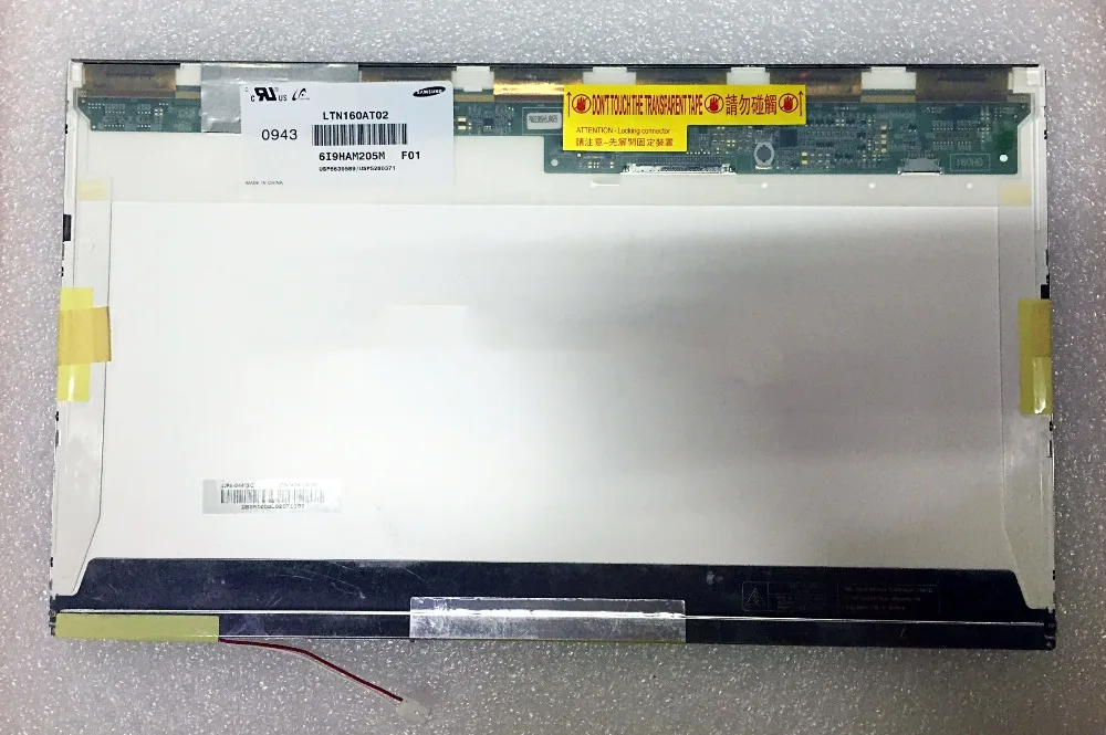 

LTN160AT02-H01 LTN160AT02 H01 LED Screen Matrix for Laptop 16.0" HD 1366X768 30Pin Glare LCD Display Panel