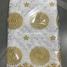 Базен riche getzner nouveau белая африканская ткань для бассейна riche getzner жаккардовая парчовая ткань нигерийская геле головной убор 7 ярдов/лот