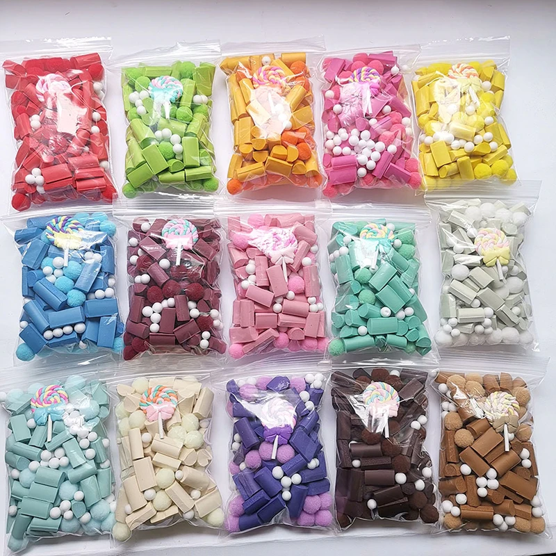

Happy Monkey 15g Slime Supplies Charms Toy Sponge Strip Foam Beads Resin Candy Accessories Filler For Fluffy Clear Cloud Slime