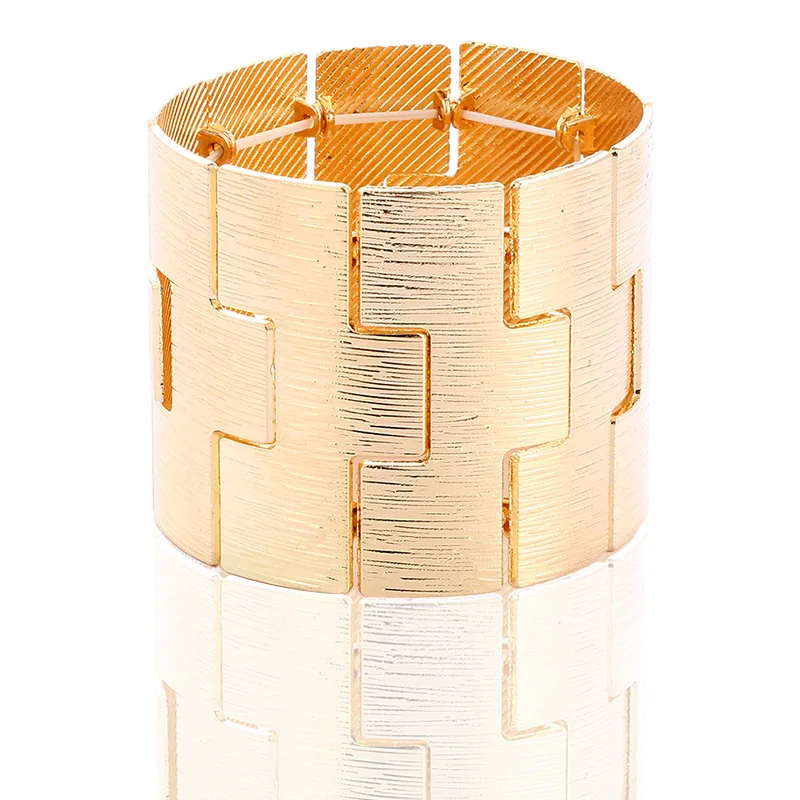 New Gorgeous Vintage Gold Color Crystal Charm Bracelets for Women Elastic Wide Boho Alloy Wide FeMale Bracelets & Bangles
New Gorgeous Vintage Gold Color Crystal Charm Bracelets for Women Elastic Wide Boho Alloy Wide FeMale Bracelets & Bangles