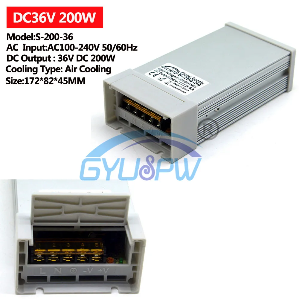 36V200W