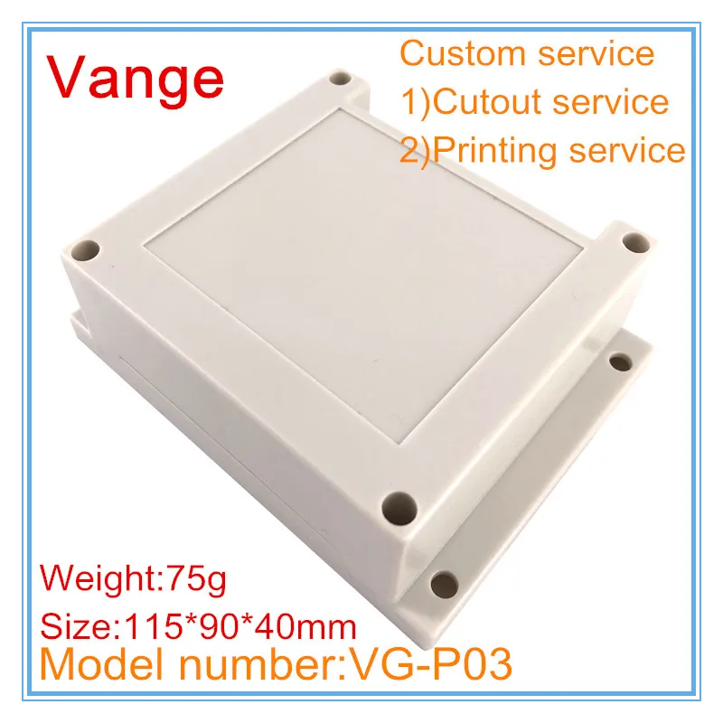 1 шт./партия форма сделанная din-рейка распределительная коробка 115*90*40 одна сторона мм дизайн корпус из АБС-пластика Корпус для устройства поддержки питания