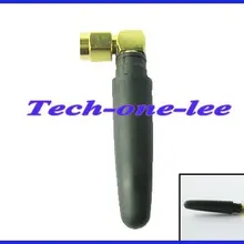 10 шт./лот) 3dBi gsm, gprs-антенна 900-1800 МГц SMA штекер прямоугольный разъем 55 мм радио антенна