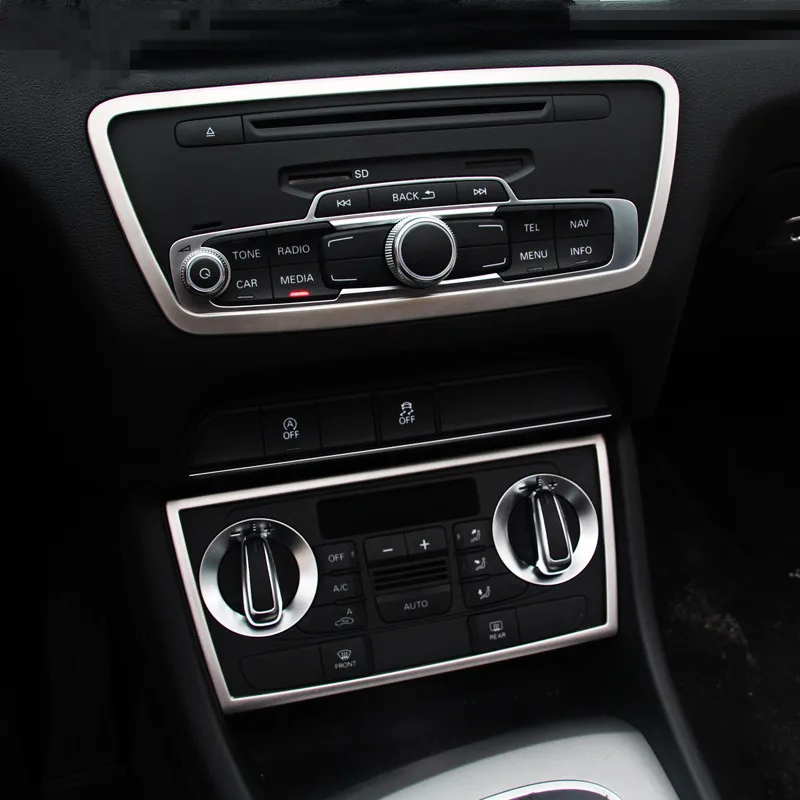 Carbon Fiber Car Door Trim Strips For Audi Q3 2013-2017 Interior Accessories