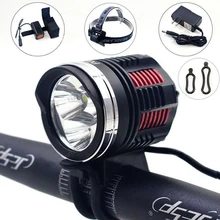 6000-Lumen T6 LED High Power Bicycle Bike Light Kit luces bicicleta 3*Cree XM-L2 XML2 4-Mode LED Headlight Bike Accessories