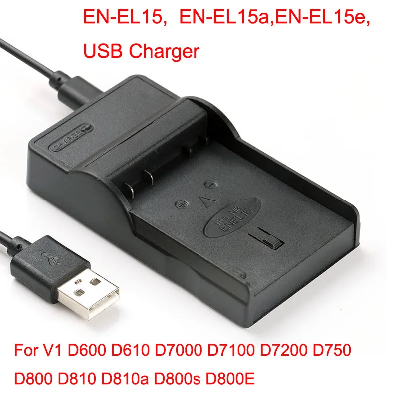 10 шт./лот USB Порты и разъёмы цифровой Батареи для камеры Зарядное устройство для Nikon en-el3 EN-EL9 EN-EL10 EN-EL12 EN-EL14 EN-EL15 EN-EL19 EN-EL20
