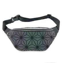 Мода Геометрия Талия пакеты bumbag световой Поясные сумки Для женщин талии Фанни пакеты поясная сумка Элитный Бренд Чехол кармашек сумки bolso