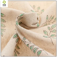 Печать цветок хлопка льняной ткани рукоделие текстиля швейной ткани для украшения дома скатерть занавес лен ткань 50 x 155 см M43