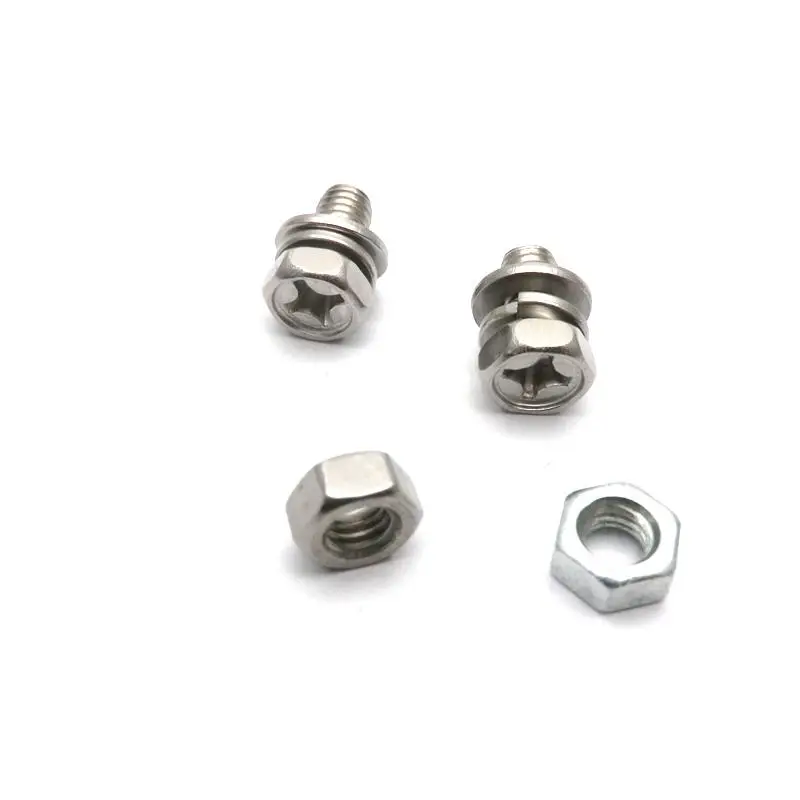 Motorcycle Battery Terminal Nut and Bolt Kit M6x12mm Bike Scooter