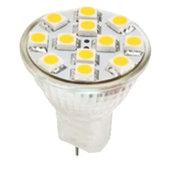 オンライン 白暖かいMR16ベース未調光対応MR16 Ledランプライト12VDC 12led 5050SMD 2ワットスポットライト電球バブルボール電球寝室のインテリア