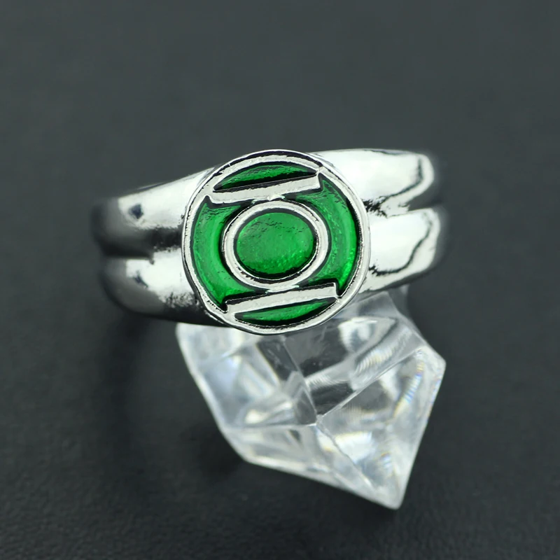 Trendy 2017 DC Comics Marvel Green Lantern Ring,the Superhero Green
