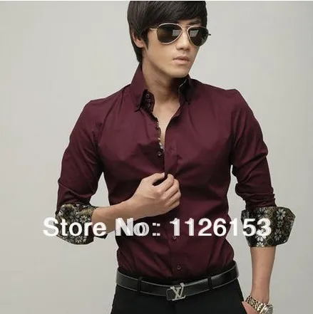 2014 New 100% Cotton Men Jeans Shirt Men Casual Shirt Slim