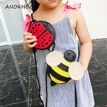 

Kids Girls Cute Insects Cartoon Shoulder Bags Children Girl Leather Mini Crossbody Bag Lovely Handbags B392