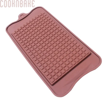 

COOKNBAKE DIY Silicone chocolate mold plate modeling waffle chocolate chunks DIY mould FDA quality SICM-115-18