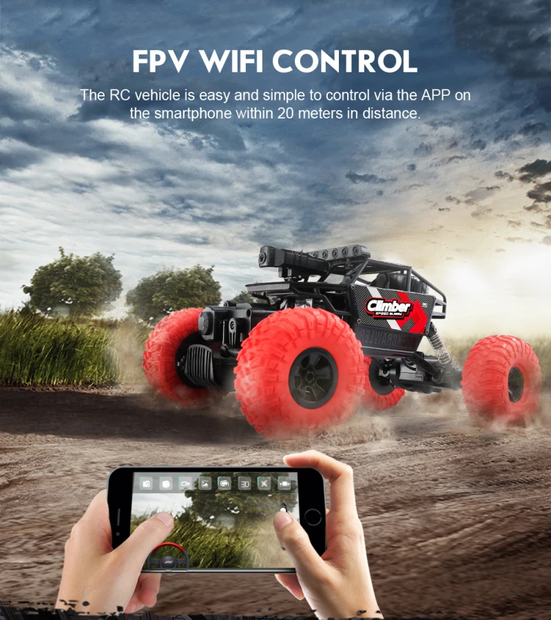 Wi Fi антенна RC автомобиль 4wd внедорожный 2 4G WIFI камера управления в режиме