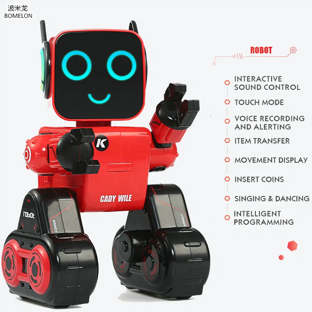 

2.4G RC Robot Gesture Sensor Intelligent Programming Singing Dancing Recording Action Figures Puzzle Toy Kids Birthday Gift