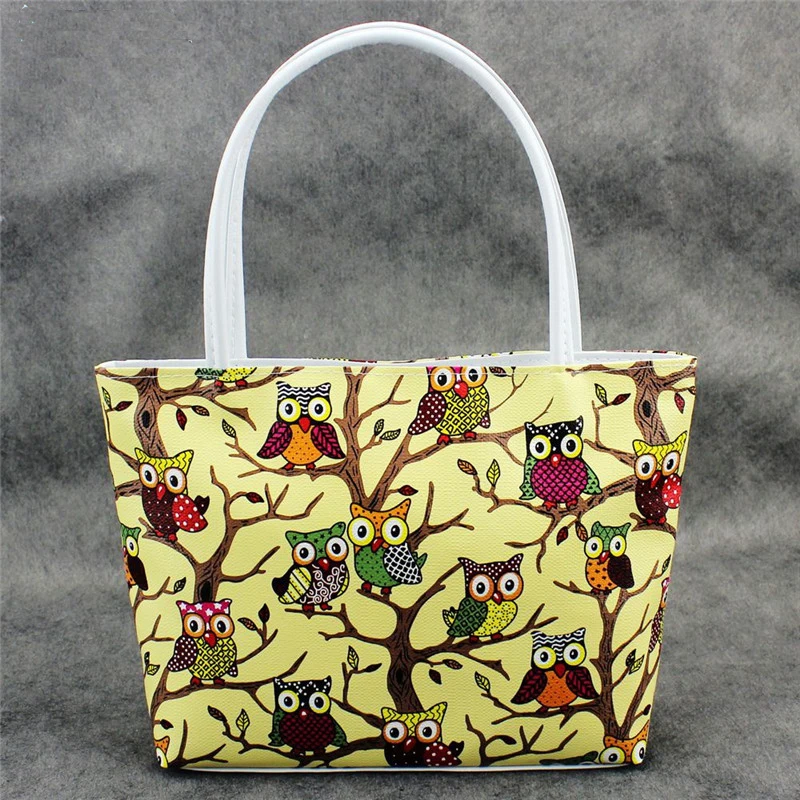 Женская сумка-тоут с рисунком Совы из искусственной кожи женская сумка через