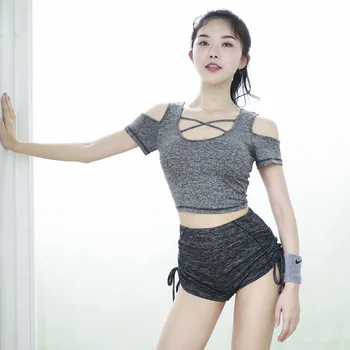 VSEMLEING Sports Shorts Women Tight Gym Fitness Suits Sportswear Cycling Slim Sexy Workout Quick Dry Fitness Sets Y26K0273 4