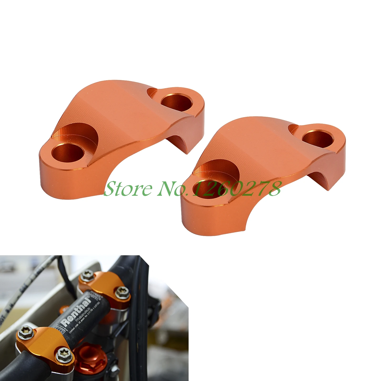1 1/8" BILLET HANDLEBAR CLAMP 28MM For KTM 125 150 200 250 350 450 530