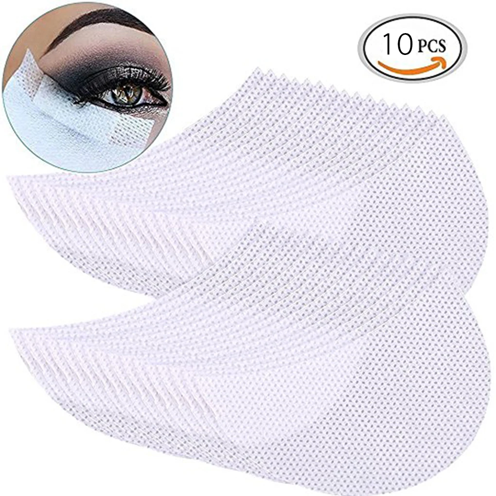 

10pcs/50pcs/100pcs Non-woven Disposable Eye Shadow Sticker Protective Pads Beauty Makeup Cosmetic Tools