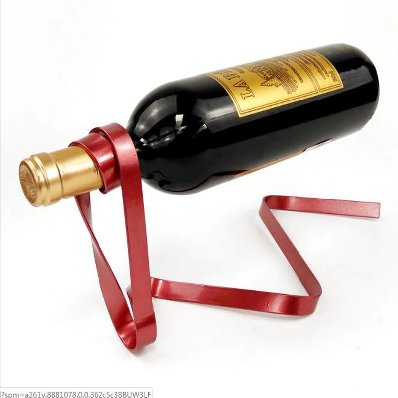 Magic Suspended Ribbon Wine Rack Suspension Wine Stand