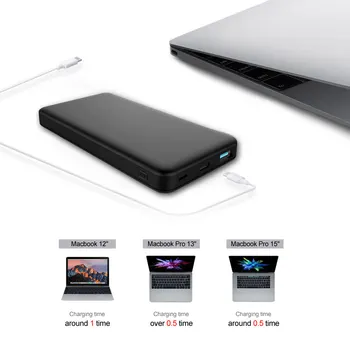 

Power Bank 10000mAh USB Type C PD Fast Charging + Quick Charge QC3.0 PoverBank 10000 mAh External Battery For Xiaomi Laptop