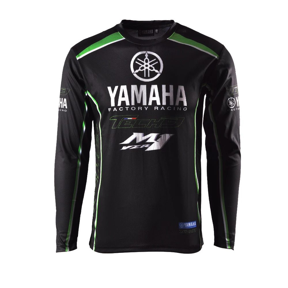 

2019 Motorcycle Racing Long Sleeve T-shirt for Yamaha Moto GP Racing Wear Black Jersey motobike Motocross camiseta moto