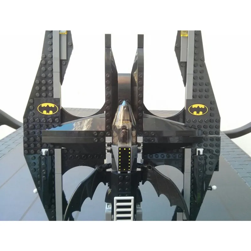 IN STOCK H&HXY Building Blocks 336pcs Batman 7112 DC Comics Batwing Battle Gotham Fighter Joker's A