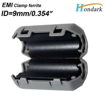 

inner 9mm 0.35''clip filter ferrite core cable wires noise cancel ferrite bead 2035-0930 RF choke ferrite ring,150pcs/lot