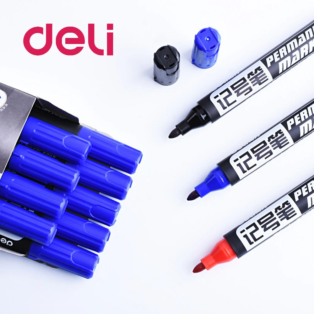 Deli 1 шт. разноцветная маркерная ручка письменные принадлежности масляная