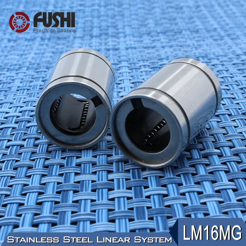 KHJK Durable Flexible LM16MG LMS16UU Linear Ball Bearings 16x28x37mm 1 PC Stainless Steel Resin Retainer Linear Bushing Shaft 16MM LMS16 MG Bearing KHJK Durable Flexible LM16MG LMS16UU Linear Ball Bearings 16x28x37mm 1 PC Stainless Steel Resin Retainer Linear Bushing Shaft 16MM LMS16 MG Bearing