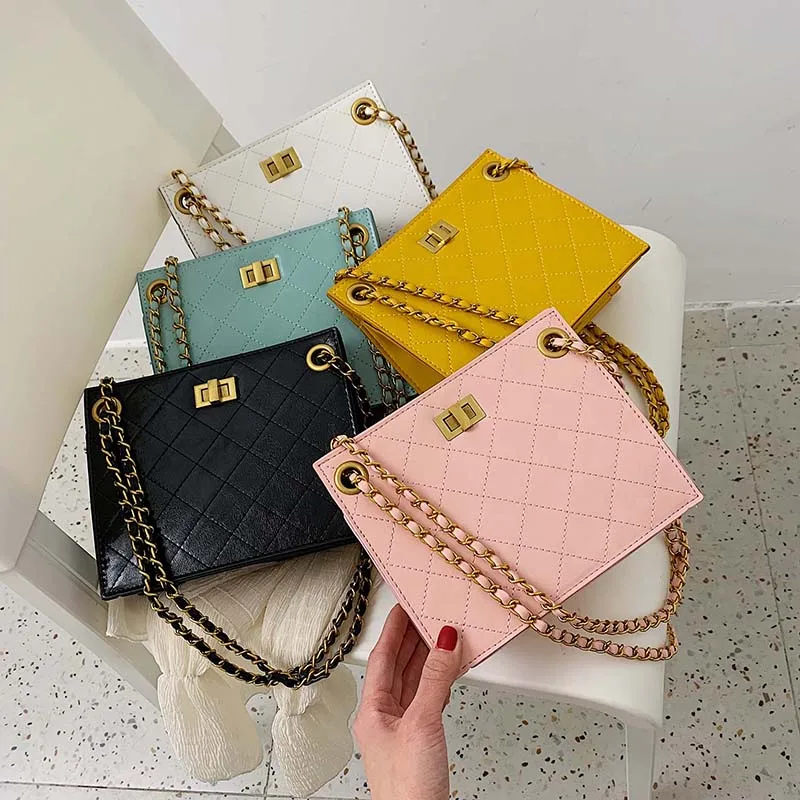 Роскошные женские сумки дизайнерские простые cc классические через плечо