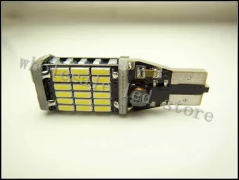 

10xT15 W16W LED CANBUS 4014 45 SMD LED High Power Car Turn Singal Brake Stop Light 1000LM-1200LM High Color Rendering parking
