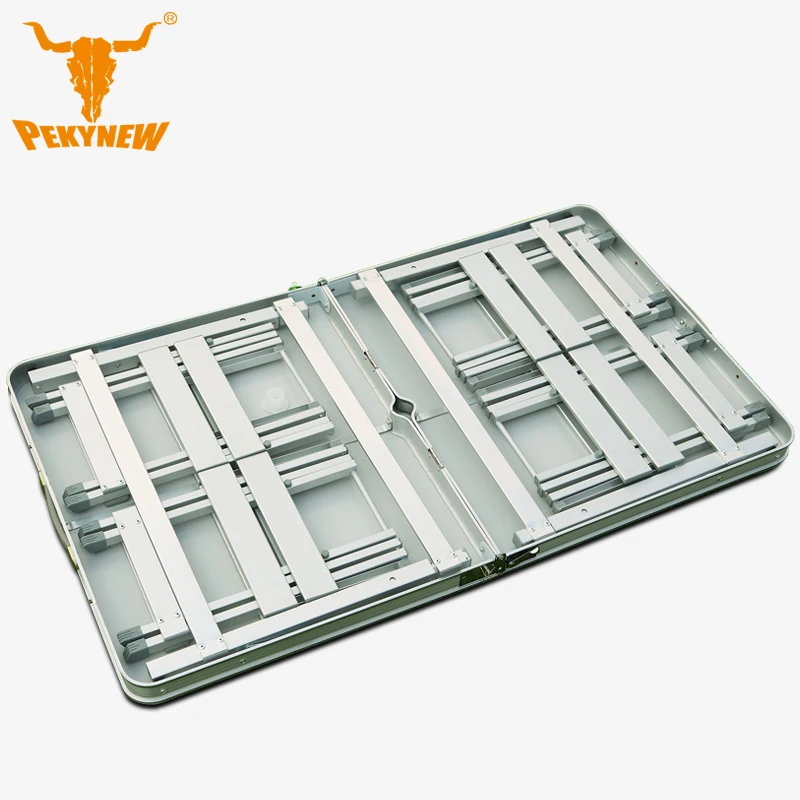 التخييم 120x70x69 سنتيمتر الراقية الألومنيوم الكراسي تقسيم شد خمسة قطعة المحمولة للطي طاولة مكتب الأثاث في نزهة