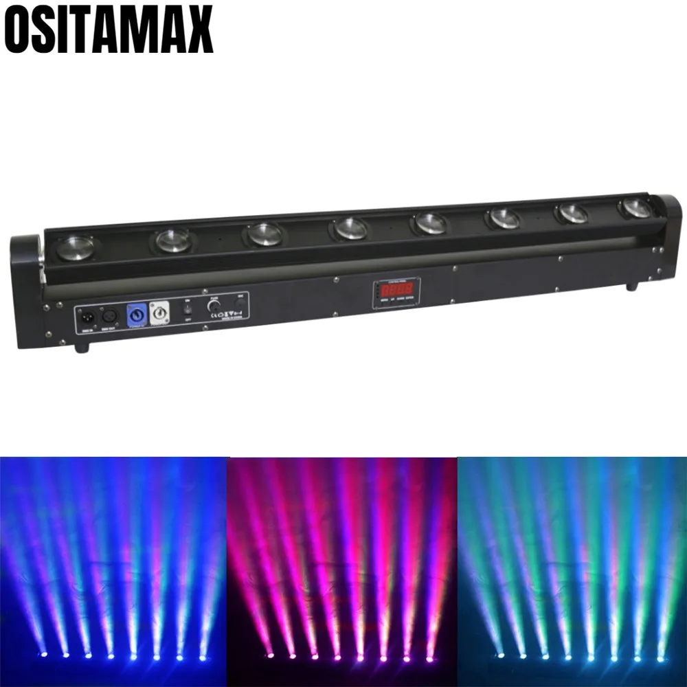 

8X10W LED Beam Moving Head Light RGBW 4IN1 or White DMX512 Control DMX DJ Light