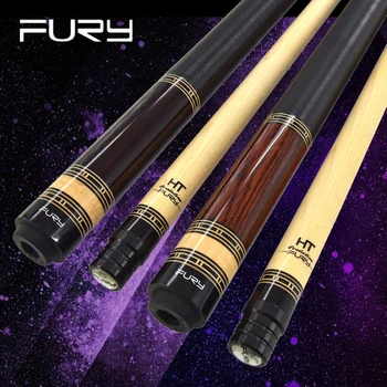 

Original FURY CJ Pool Cue Stick Kit Billiard Cue 11.75mm/13mm Tip With Case North American Maple Shaft with Extension Billiard