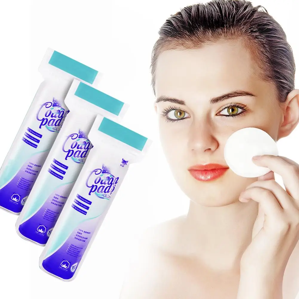 

100PCS Round Makeup Cotton Soft Makeup Removing Cotton Pad Facial Deep Cleansing Remover Paper Face Skin Care Cosmetic Tool